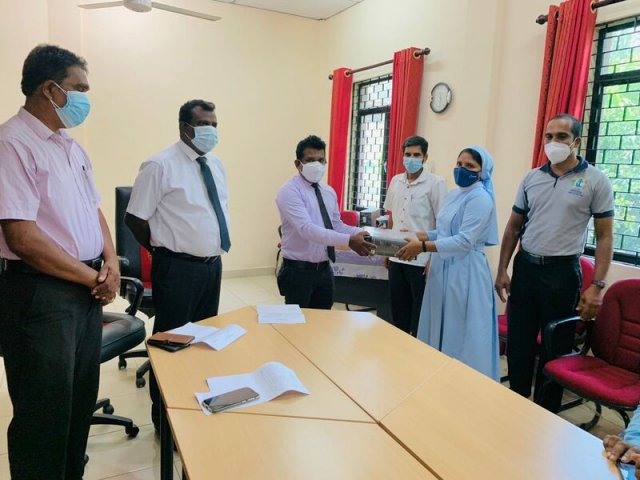 District Child Care Services Centre donated Computers to Child Development Centres-16.09.2021